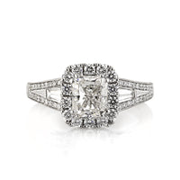 2.01ct Radiant Cut Diamond Engagement Ring