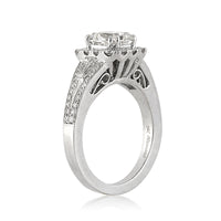2.01ct Radiant Cut Diamond Engagement Ring