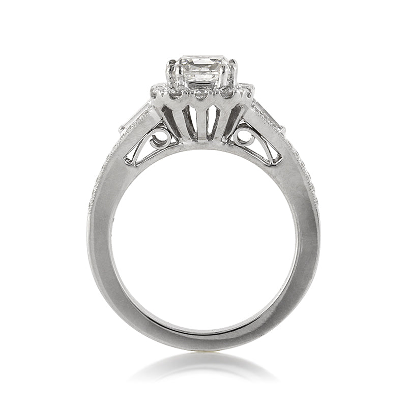 2.01ct Radiant Cut Diamond Engagement Ring