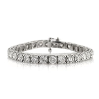 21.90ct Round Brilliant Cut Diamond Tennis Bracelet