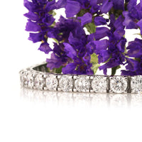 21.90ct Round Brilliant Cut Diamond Tennis Bracelet