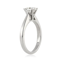 1.01ct Princess Cut Diamond Solitaire Engagement Ring