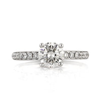 1.35ct Round Brilliant Cut Diamond Engagement Ring
