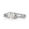 1.35ct Antique Cushion Brilliant Diamond Engagement Ring
