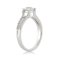 1.35ct Antique Cushion Brilliant Diamond Engagement Ring