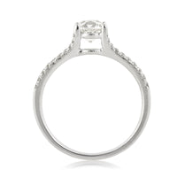 1.35ct Antique Cushion Brilliant Diamond Engagement Ring
