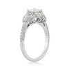 1.95ct Antique Cushion Brilliant Diamond Engagement Ring
