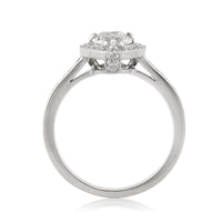 2.10ct Pear Shaped Diamond Engagement Ring