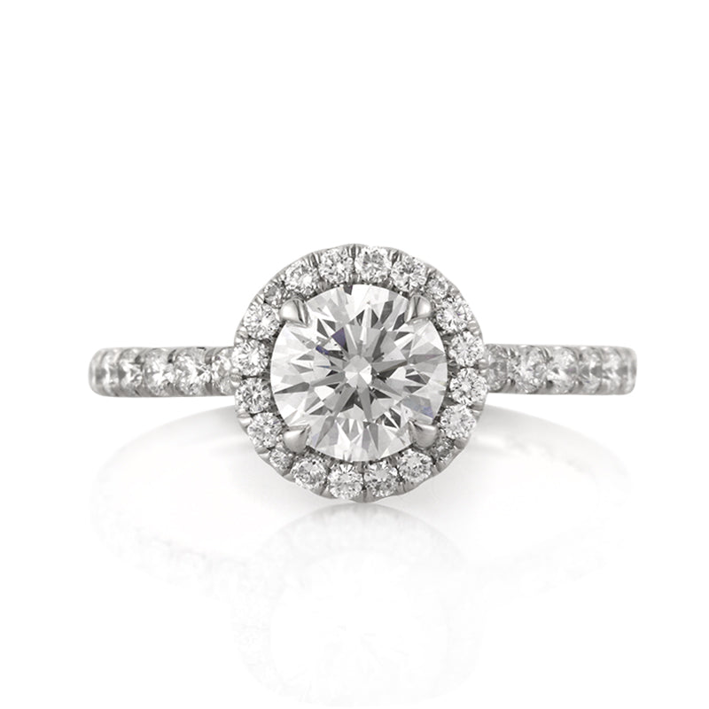 1.70ct Round Brilliant Cut Diamond Engagement Ring