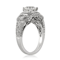 2.93ct Round Brilliant Cut Diamond Engagement Ring
