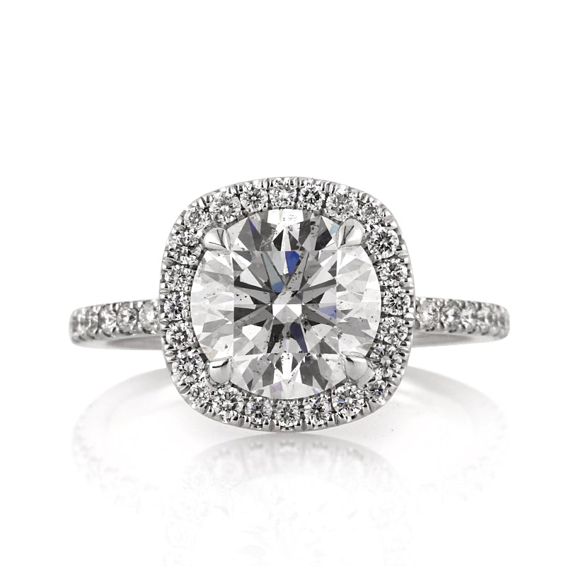 2.59ct Round Brilliant Cut Diamond Engagement Ring