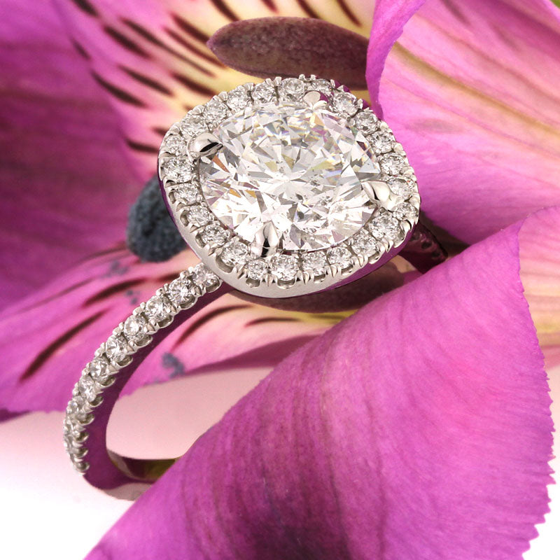 2.59ct Round Brilliant Cut Diamond Engagement Ring