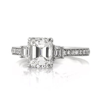 2.81ct Emerald Cut Diamond Engagement Ring