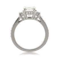 2.81ct Emerald Cut Diamond Engagement Ring