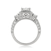 3.52ct Radiant Cut Diamond Engagement Ring