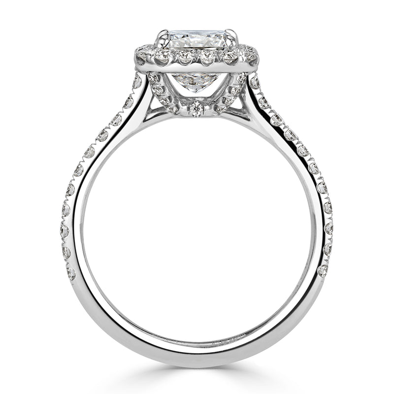 2.77ct Radiant Cut Diamond Engagement Ring