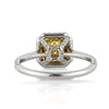 1.60ct Fancy Yellow Radiant Cut Diamond Engagement Ring