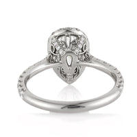 2.17ct Pear Shaped Diamond Engagement Ring