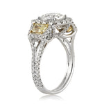 3.41ct Round Brilliant Cut Diamond Engagement Ring