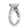 4.01ct Princess Cut Diamond Engagement Ring