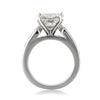 4.01ct Princess Cut Diamond Engagement Ring