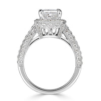 3.61ct Radiant Cut Diamond Engagement Ring
