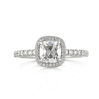 1.55ct Old Mine Cut Diamond Engagement Ring