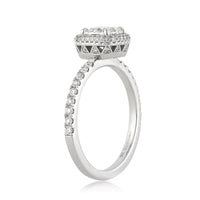 1.55ct Old Mine Cut Diamond Engagement Ring