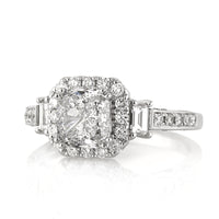 3.06ct Cushion Cut Diamond Engagement Ring