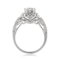 3.06ct Cushion Cut Diamond Engagement Ring