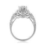 3.06ct Cushion Cut Diamond Engagement Ring