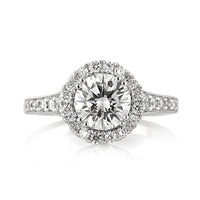 2.18ct Round Brilliant Cut Diamond Engagement Ring
