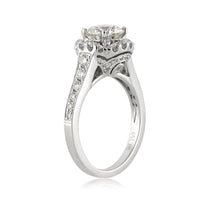 2.18ct Round Brilliant Cut Diamond Engagement Ring