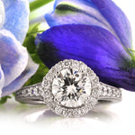 2.18ct Round Brilliant Cut Diamond Engagement Ring