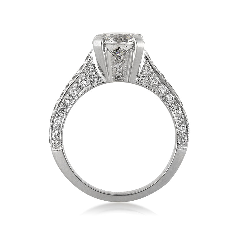 2.68ct Round Brilliant Cut Diamond Engagement Ring