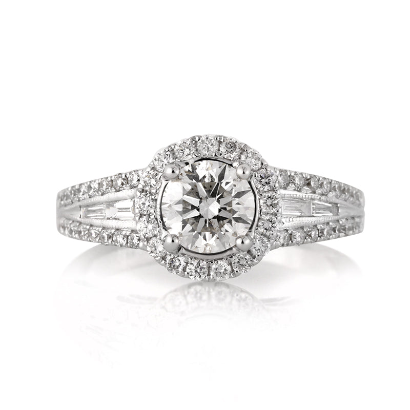 1.71ct Round Brilliant Cut Diamond Engagement Ring