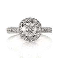 2.10ct Round Brilliant Cut Diamond Engagement Ring