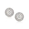 1.00ct Round Brilliant Cut Diamond Double Halo Stud Earrings