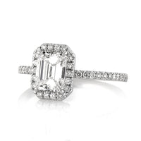 2.15ct Emerald Cut Diamond Engagement Ring