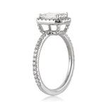 2.15ct Emerald Cut Diamond Engagement Ring