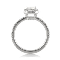 2.15ct Emerald Cut Diamond Engagement Ring