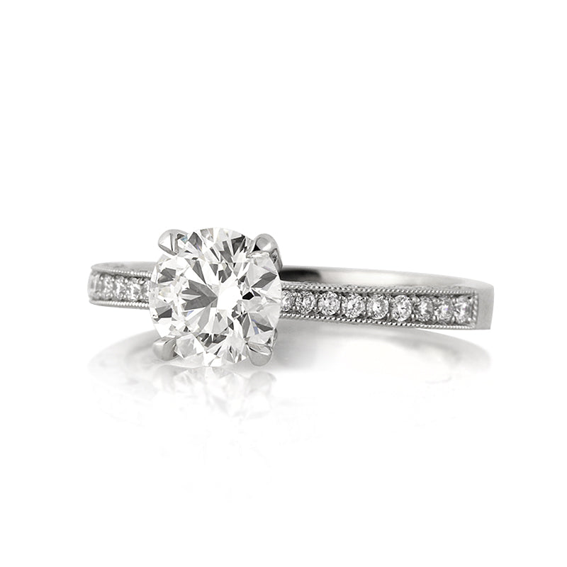 1.51ct Round Brilliant Cut Diamond Engagement Ring