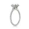 1.95ct Asscher Cut Diamond Engagement Ring
