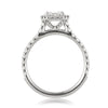 1.95ct Asscher Cut Diamond Engagement Ring
