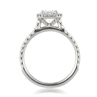 1.95ct Asscher Cut Diamond Engagement Ring