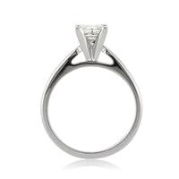1.01ct Princess Cut Diamond Solitaire Engagement Ring
