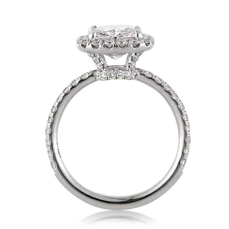 3.47ct Cushion Cut Diamond Engagement Ring