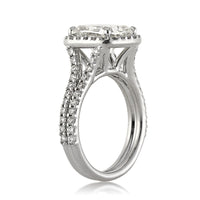 4.82ct Cushion Cut Diamond Engagement Ring