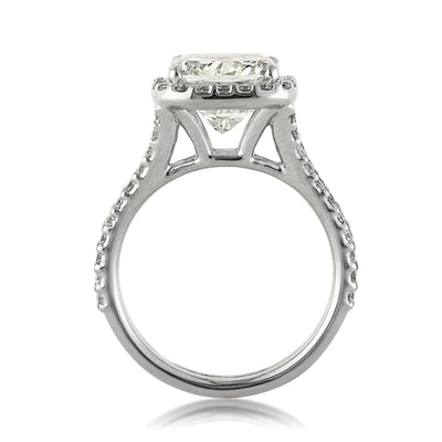 4.82ct Cushion Cut Diamond Engagement Ring