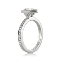 1.93ct Pear Shaped Diamond Engagement Ring